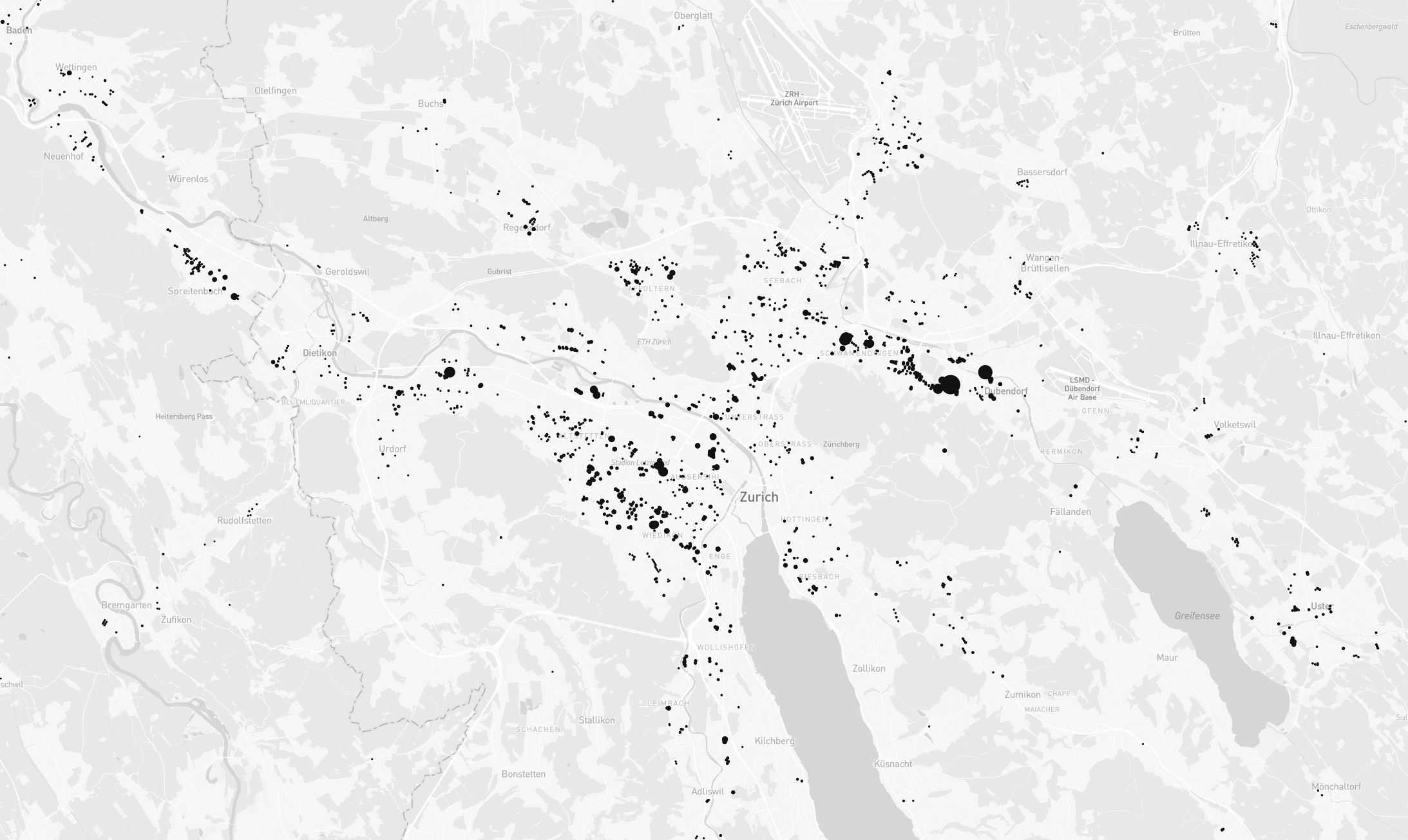 The Quanthome platform, thousands of buildings mapped across the market